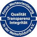 Forum Werteorientierung in der Weiterbildung e.V. Siegel Forum Werteorientierung in der Weiterbildung e.V. Siegel